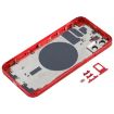 iPhone 12 Red Back Housing Cover with SIM Tray, Side Keys & Camera Lens - 3