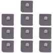 iPhone 12/12 Pro Microphone Dustproof Mesh 10 PCS (White) - 1