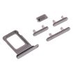 iPhone 13 Pro Graphite SIM Card Tray & Side Keys Replacement Set - 2