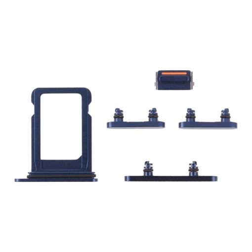 iPhone 13 Mini Blue SIM Card Tray & Side Keys Replacement Parts - 1