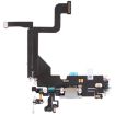 iPhone 13 Pro Silver Charging Port Flex Cable - Original Replacement - 1