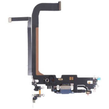 iPhone 13 Pro Max Charging Port Flex Cable - Original Blue Replacement - 1