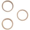 iPhone 13 Pro Gold Rear Camera Lens Protector Ring - 3 PCS Set - 1