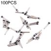 iPhone 13 Pro Max Charging Port Screws - 100 PCS Silver - 1