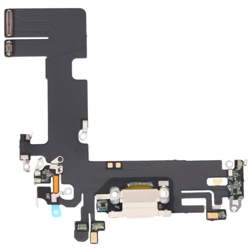 iPhone 13 Charging Port Flex Cable Replacement (White) - 1