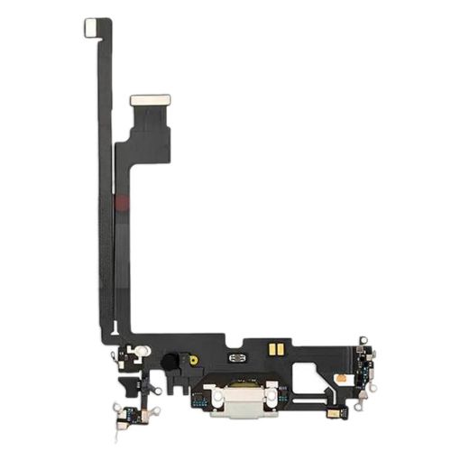 iPhone 12 Pro Max Charging Port Flex Cable (White) - Original Replacement - 1