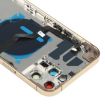 iPhone 12 Pro Max Gold Battery Back Cover with Keys & Charging Module - 4