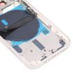 iPhone 13 mini Battery Back Cover with Keys, Tray, Flex & Charging (White) - 6