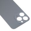 iPhone 14 Pro Black Back Cover with Big Camera Hole Replacement Glass - 4
