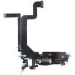 iPhone 14 Pro Max Charging Port Flex Cable - Black Replacement Part - 1