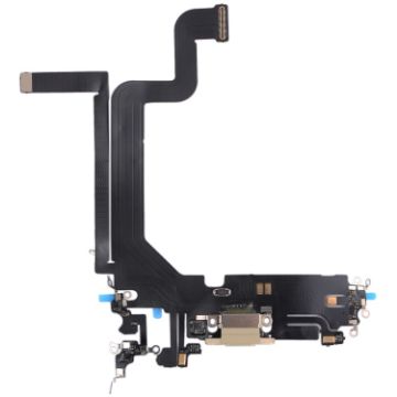 iPhone 14 Pro Max Gold Charging Port Flex Cable Replacement - 1