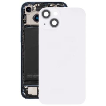 iPhone 14 Plus White Glass Back Cover with Flash Bracket & Wireless Charging - 1