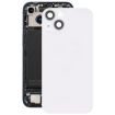 iPhone 14 Glass Back Cover with Flash Bracket & Wireless Charging (White) - 1