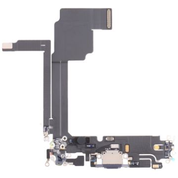 iPhone 15 Pro Max Charging Port Flex Cable Blue - Original Replacement - 1