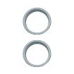 iPhone 15/15 Plus Rear Camera Glass Lens Protector Ring Set (Blue) - 1