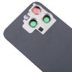 iPhone 15 Pro Max Glass Back Cover with Camera Lens (Black) - 5