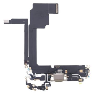 iPhone 15 Pro Max Charging Port Flex Cable - Titanium Color - 1