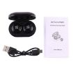 Air Twins TWS1 Bluetooth V5.0 Wireless Earphones with Charging Box (Black) - 6
