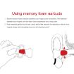 TRN Black Earphone Silicone Memory Foam Earplug - Comfortable Fit - 6