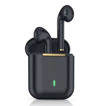 T&G J18 Bluetooth 5.1 TWS Wireless Earphones with Charging Box - Black - 1