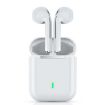 T&G J18 Bluetooth 5.1 TWS Wireless Earphones with Charging Box White - 1