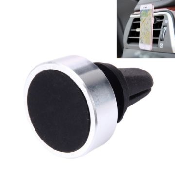 Magnetic Air Vent Phone Mount for iPhone, Galaxy, Huawei & More - Silver - 1