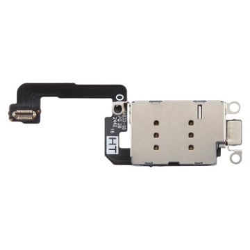 iPhone 16 Plus Dual SIM Card Holder Socket with Flex Cable - 1