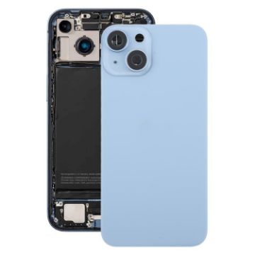 iPhone 14 China Version Blue Battery Back Cover with Middle Frame - 1