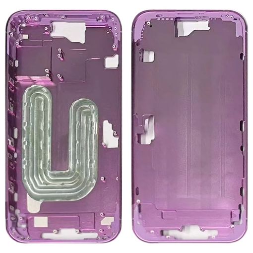 iPhone 16 Pink Middle Frame Bezel Plate Replacement - 1