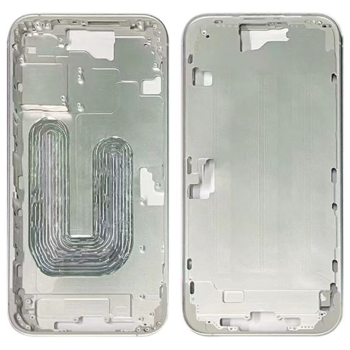iPhone 16 Plus Silver Middle Frame Bezel Plate Replacement - 1