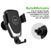 C6 Gravity Induction Car Qi Wireless Charger Fast Charging Phone Holder - 7
