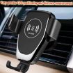 C6 Gravity Induction Car Qi Wireless Charger Fast Charging Phone Holder - 9