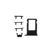 iPhone 7 Black Card Tray, Volume Control, Power Button & Mute Switch Key - 3