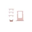iPhone 7 Rose Gold Card Tray + Volume Control + Power + Mute Switch Key - 3