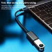 USB Female to Type-C Male OTG Cable 8.3cm Charging Data (Black) - 6