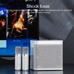 YS-203 Gold Bluetooth Karaoke Speaker with Wireless Microphone - 6