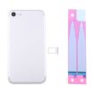 iPhone 7 Silver Battery Back Cover Assembly with Card Tray - 6