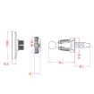 Transparent Magnetic Car Holder for Air Outlet - wlons - 2