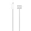 USB-C to Magsafe 3 Braided Fast Charging Cable, 2m, White - 1