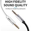 IVON CA55 1m Black 3.5mm Male to Male AUX Audio Cable - 3