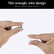 HG2392 50 PCS Desktop Cable Organizer Clips, Acrylic Transparent Gum - 4