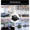 HG2392 50 PCS Desktop Cable Organizer Clips, Acrylic Transparent Gum - 7