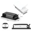 20 PCS HG2613 Desktop Data Cable Organizer Fixing Clip - Black - 2