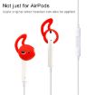2pcs White Silicone Ear Caps Earpads for Apple AirPods Wireless Earphone - 4