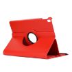 Litchi Texture Red Leather Case for iPad Pro 10.5/Air 2019, 360 Spin - 5