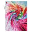 iPad Pro 10.5" Swirl Watercolor Flip Leather Case with Holder & Slots - 3