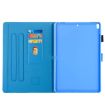 iPad Pro 10.5" Leather Case - Painted Village Pattern, Card Slots, Holder - 4