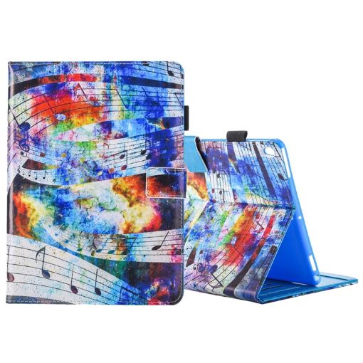 iPad Pro 10.5" Musical Note PU Leather Case with Holder & Card Slots - 1