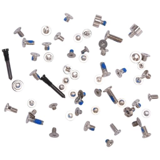 iPhone X Black Screws and Bolts Complete Set - 1