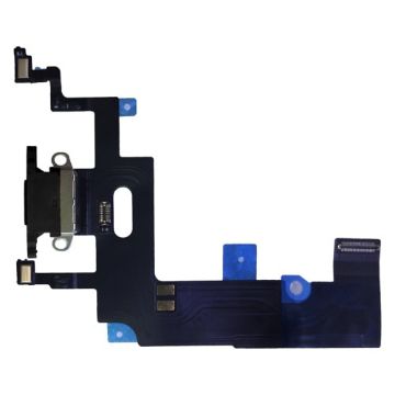 iPhone XR Charging Port Flex Cable Replacement (Black) - 1